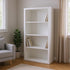 11.75" x 23.75" x 47.5" Cappuccino Particle Board Adjustable Shelves Bookshelf